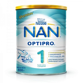 Nestle nan Premium Optipro №1 сухая молочная смесь 400 гр