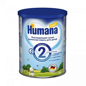 Humana Expert №2 сухая молочная смесь 350 гр