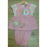 Smart Baby платье-туника с бриджами, апп. Овечка р.6,12,18 мес. 100%хл., 15шт