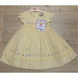 Smart Baby платье без рукав. С бантиками и рюшами, св.желтый,розовый 6,12,18 мес.100%хл., 23шт
