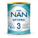 Nestle nan Premium Optipro №3 сухой молочный напиток 400 гр