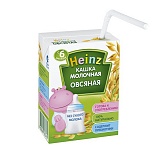 Heinz каша молочная 200 мл (готовая) овсяная (с 6 мес)