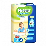 Трусики Huggies Little Walkers для мальчиков 7-11 кг (58 шт) размер 3