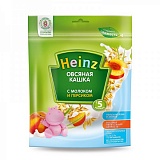 Heinz каша молочная овсяная с персиком (с 5 мес) 250 гр